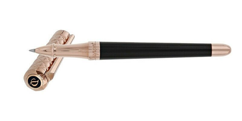 S.T. Dupont Liberte' Roller Gold/black Finitura Palladio 462601 Nuova