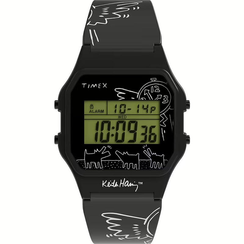 Timex T80 Keith Haring Uomo Solo Tempo Referenza TW2W25500 Nuovo