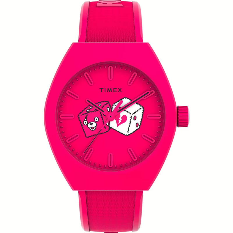 Timex X Fortnite Urban Pop Pink Quarz Uomo Referenza TW2W96800 Nuovo
