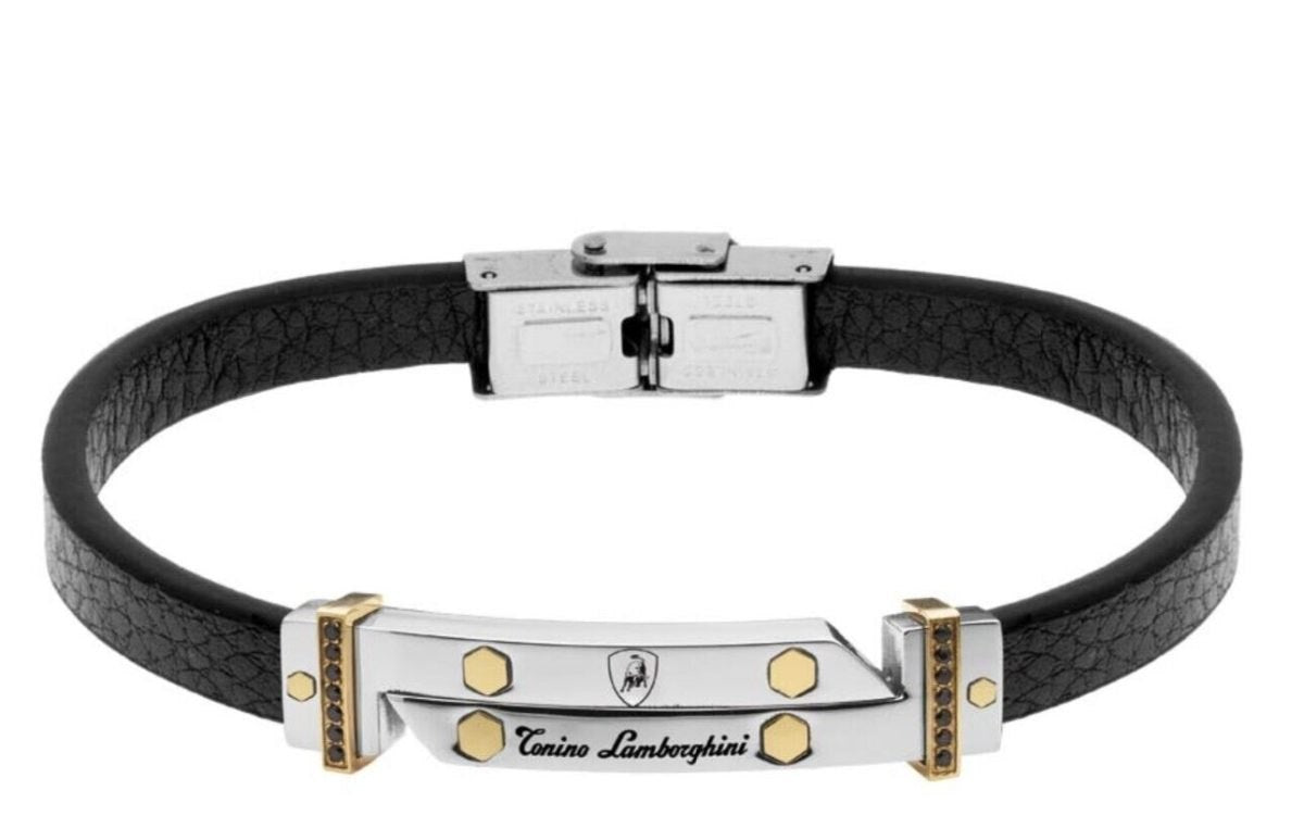 TONINO LAMBORGHINI JEWELRY   Bracciale Uomo Referenza Tl0042 Nuova
