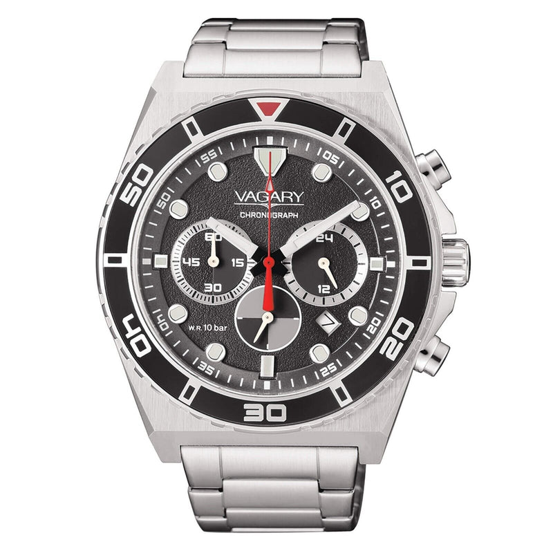 Vagary Aqua 39 Uomo Orologio Uomo Crono Referenza Iv4-713-51 Nuovo