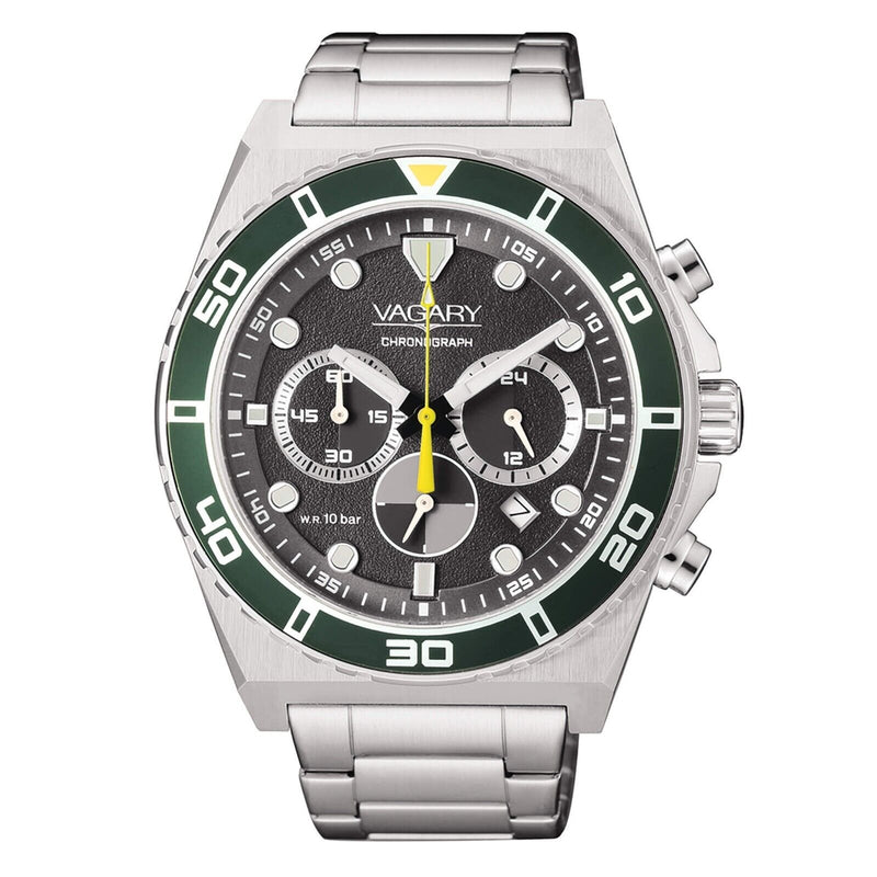 Vagary Aqua 39 Uomo Orologio Uomo Crono Referenza Iv4-713-53 Nuovo