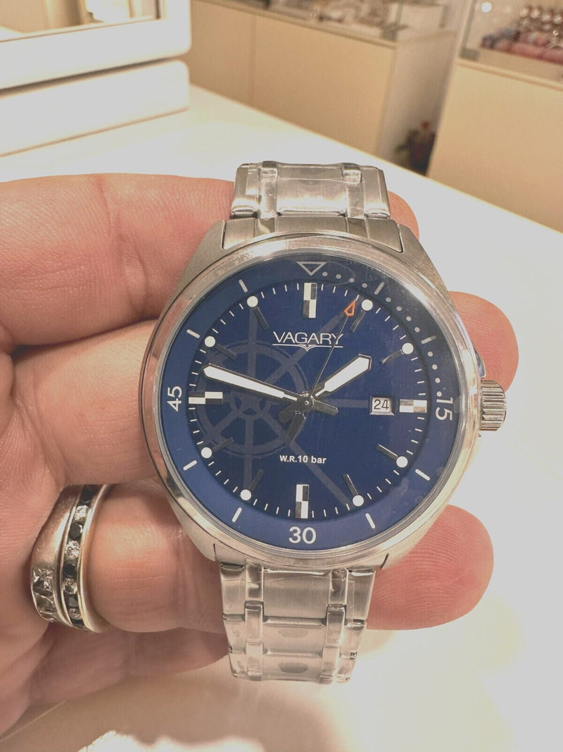 Vagary Aqua39 Orologio Uomo Solo Tempo Referenza Ib7-911-73 Nuovo