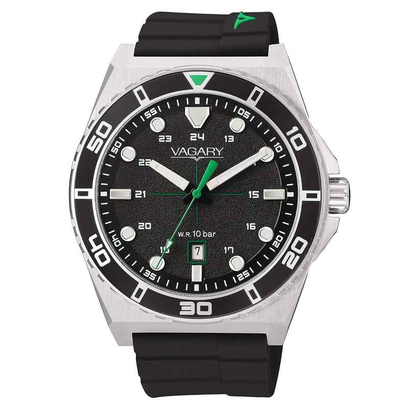 Vagary Aqua39 Uomo Orologio Uomo Solo Tempo Referenza Ib9-310-50 Nuovo