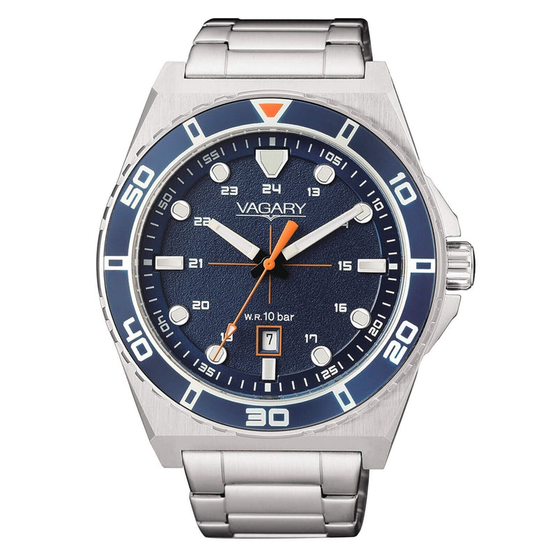 Vagary Aqua39 Uomo Orologio Uomo Solo Tempo Referenza Ib9-310-71 Nuovo