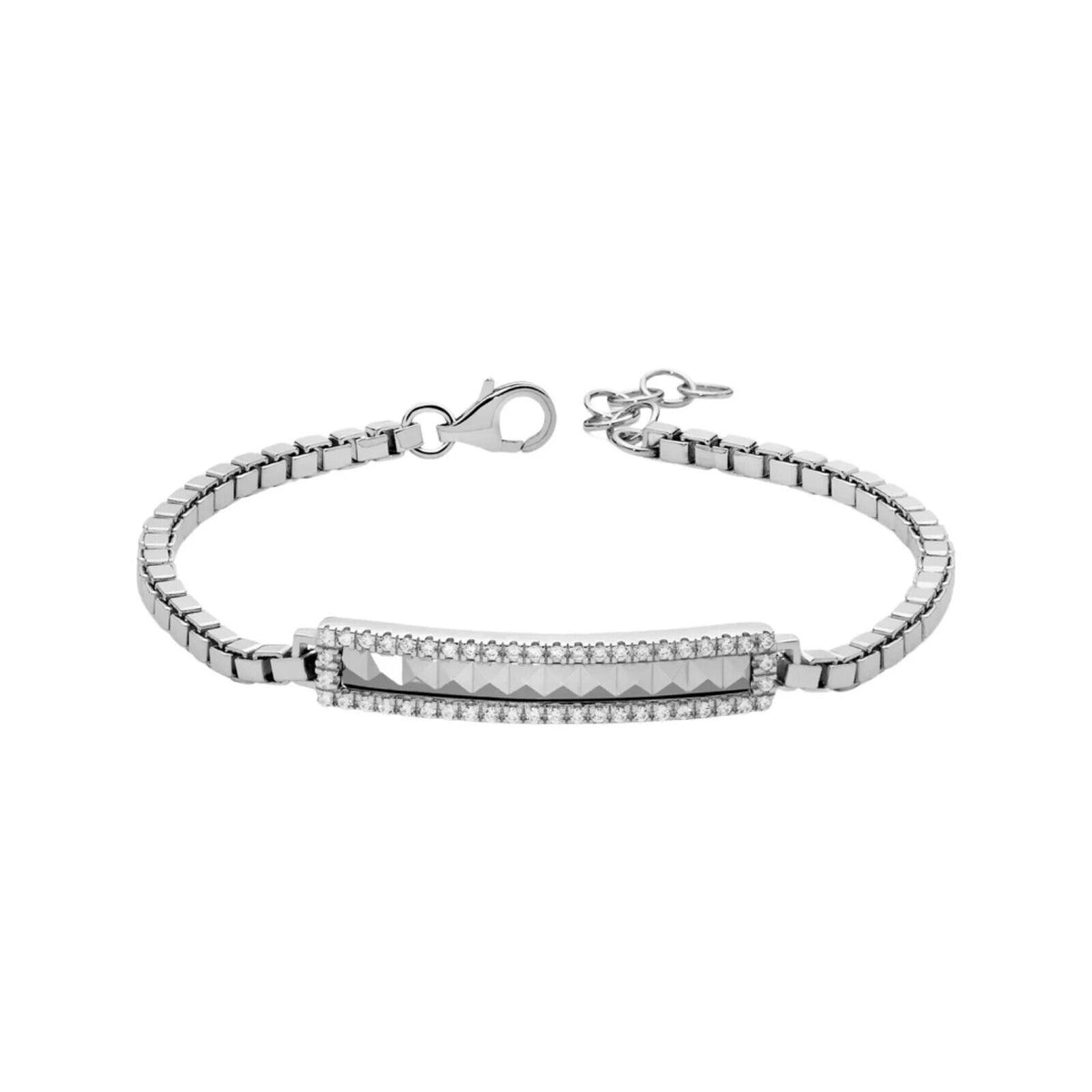 Yukiko Bracciale Uomo Argento 925 Br774 Nuovo Garanzia Ufficiale