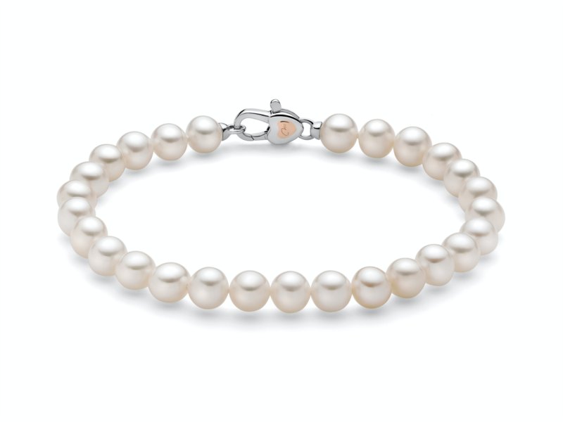 Miluna Bracciale Donna Argento 925 E Perle Naturali Referenza Per3376