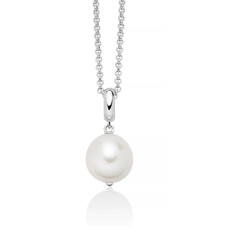 Miluna Collana Perla Coltivata Topazi E Argento 925 Pcl6540b