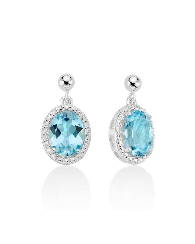 Miluna Gemma Del Cielo Orecchini Donna Erd2547 Argento 925