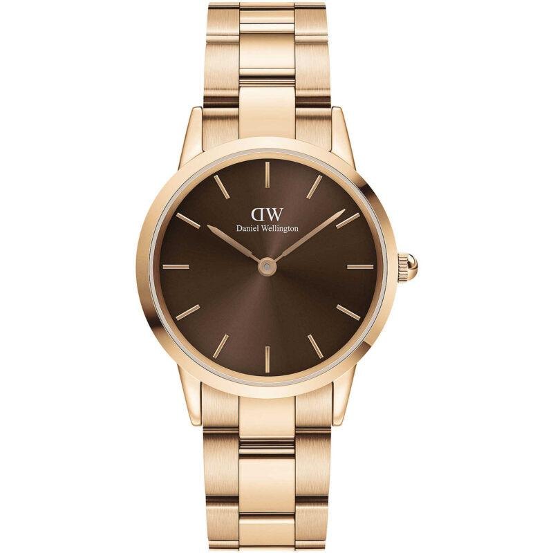 Daniel Wellington Color Dials Elementi Della Natura Orologio Iconic Link Amber Oro Rosa 40 mm Uomo DW00100460