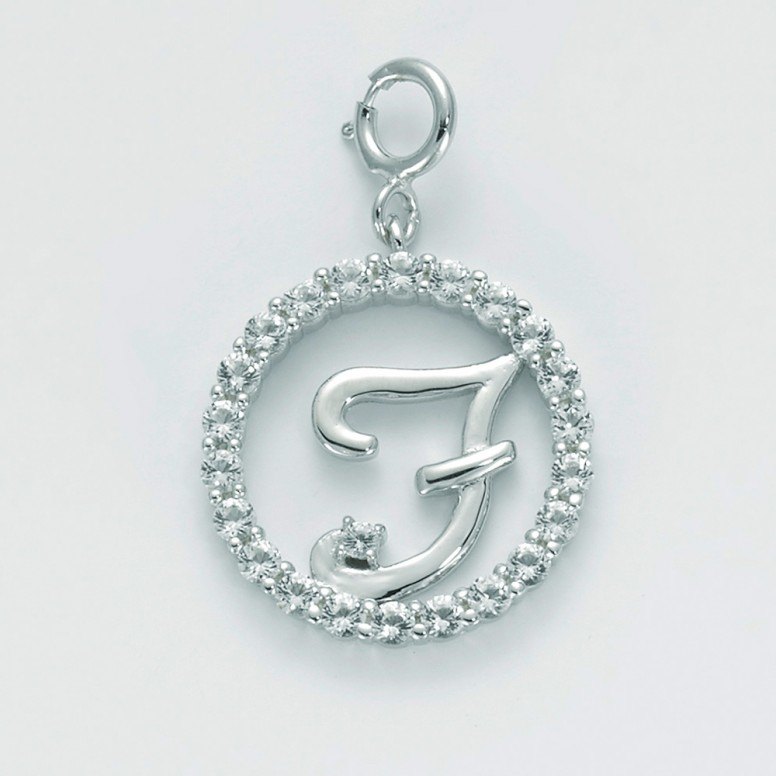 Miluna Pendente Per Bracciale Collezione Natural Brio Lettera F Referenza Pfd857-f Nuovo Da Concessionario Ufficiale