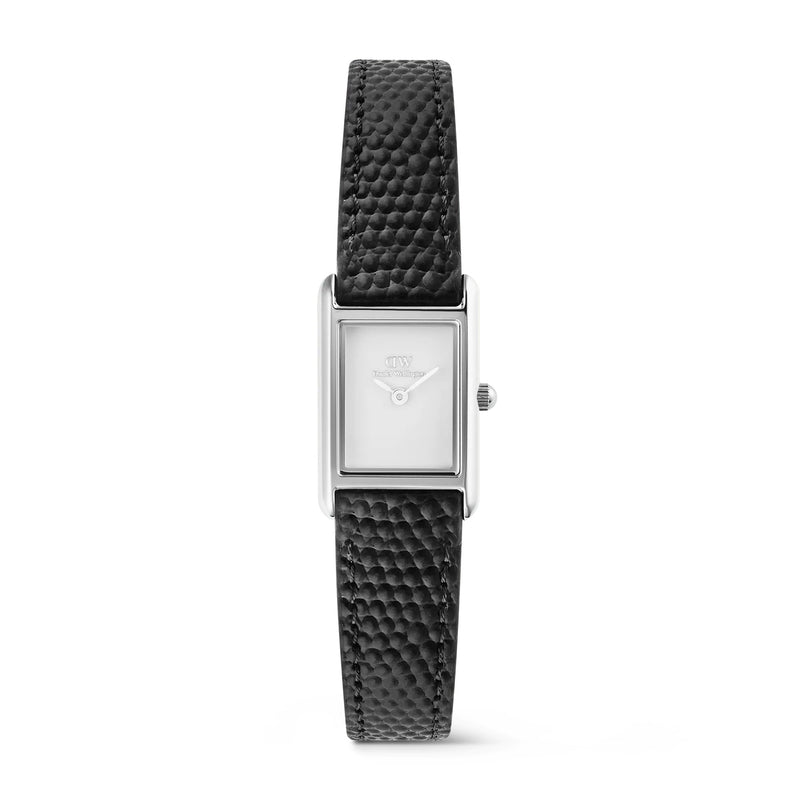 Daniel Wellington Orologio Donna  Bound Mini Black Lizard Silver Referenza DW00100901 Garanzia Ufficiale Italia