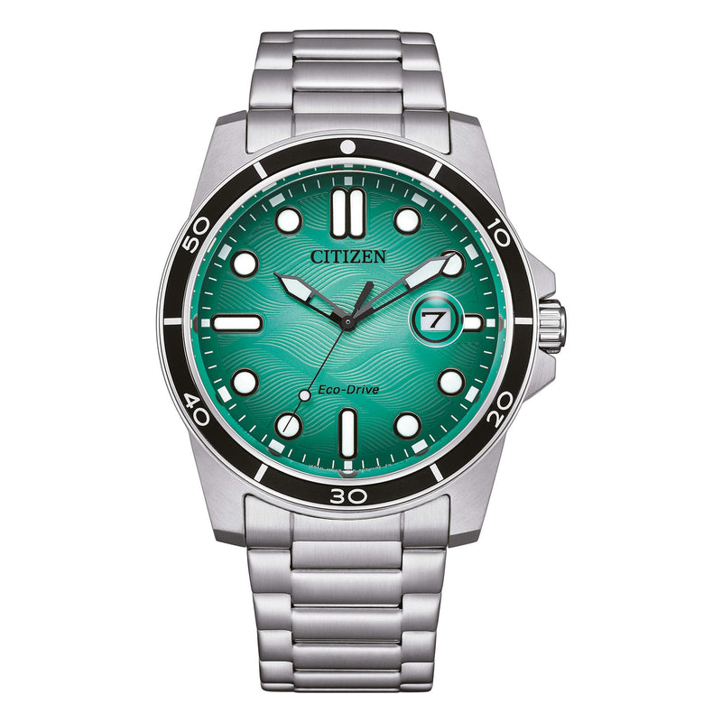 CITIZEN MARINE 1810  ECO DRIVE OROLOGIO UOMO REFERENZA AW1816-89L GARANZIA UFFICIALE