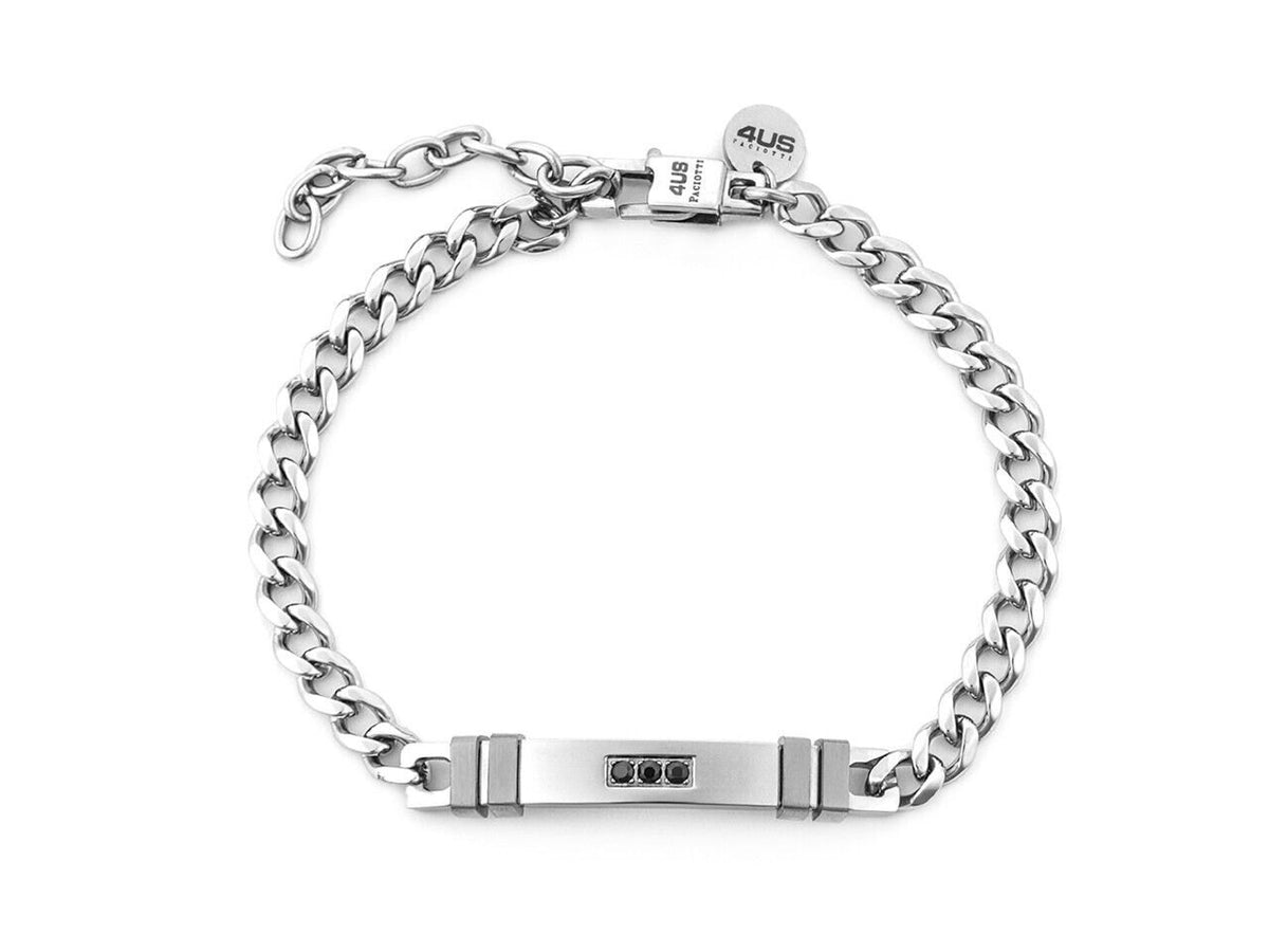 4US CESARE PACIOTTI  BRACCIALE  ACCIAIO  UOMO 4UBR7558