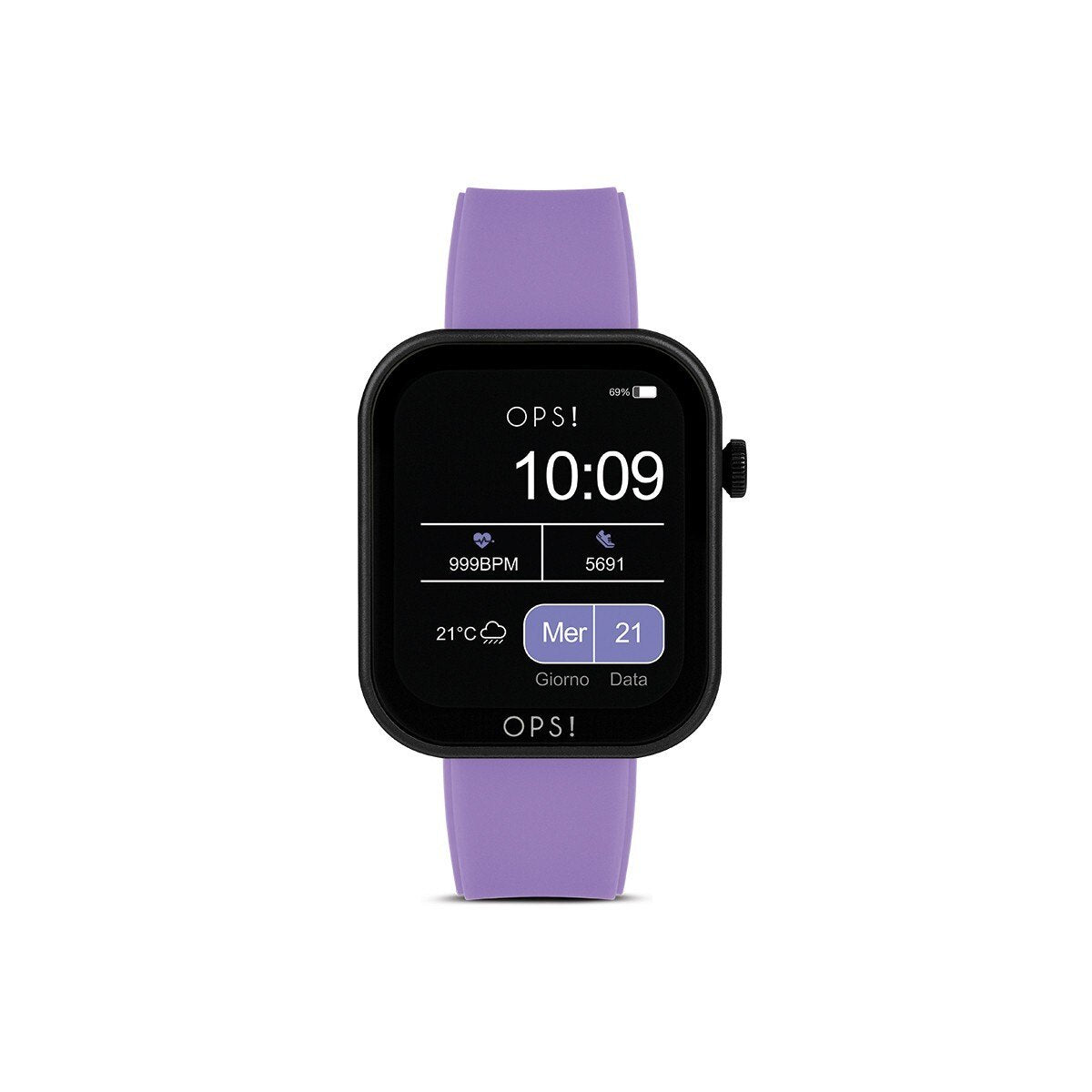 OPS   SMARTWATCH  ACTIVE CALL  OPSSW-31   LILLA   CON MICROFONO  NUOVO