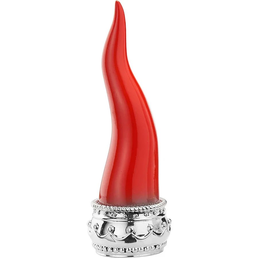 SOVRANI CORNO ROSSO BASE ARGENTO   REFERENZA  R16073 3R AR  NUOVO