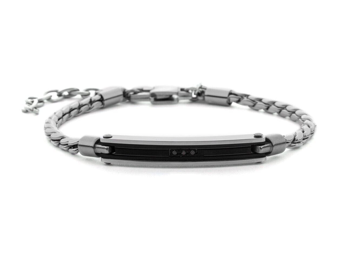 4US CESARE PACIOTTI  BRACCIALE  ACCIAIO  UOMO 4UBR7556
