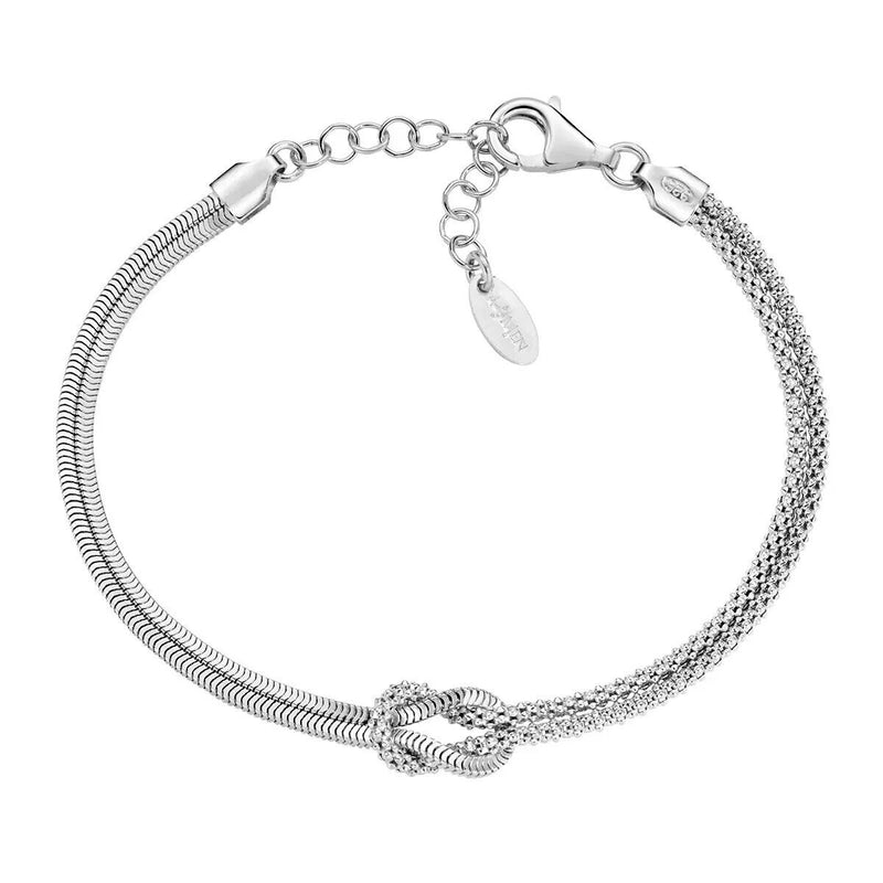 AMEN  BRACCIALE NODO D'AMORE  DONNA  ARGENTO 925 REFERENZA BRNOAMBB14 NUOVO