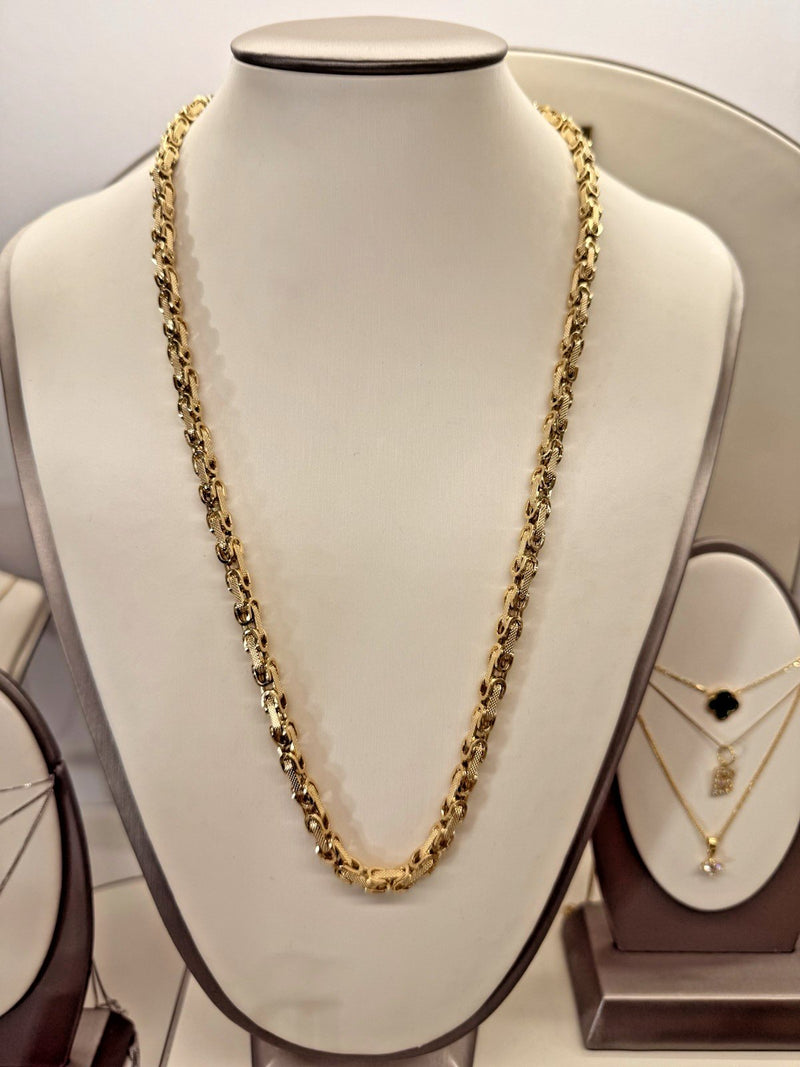 COLLANA UOMO  ORO  GIALLO 18KT  TITOLO 750  PESO GRAMMI 23,48 NUOVA