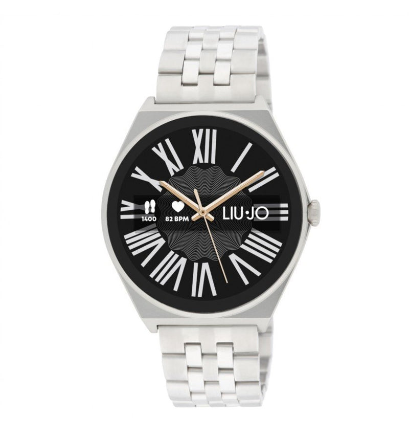 LIU JO  SLIM MAN  2.0  SILVER    SMARTWATCH  SWLJ186  CON MICROFONO  UOMO  NUOVO