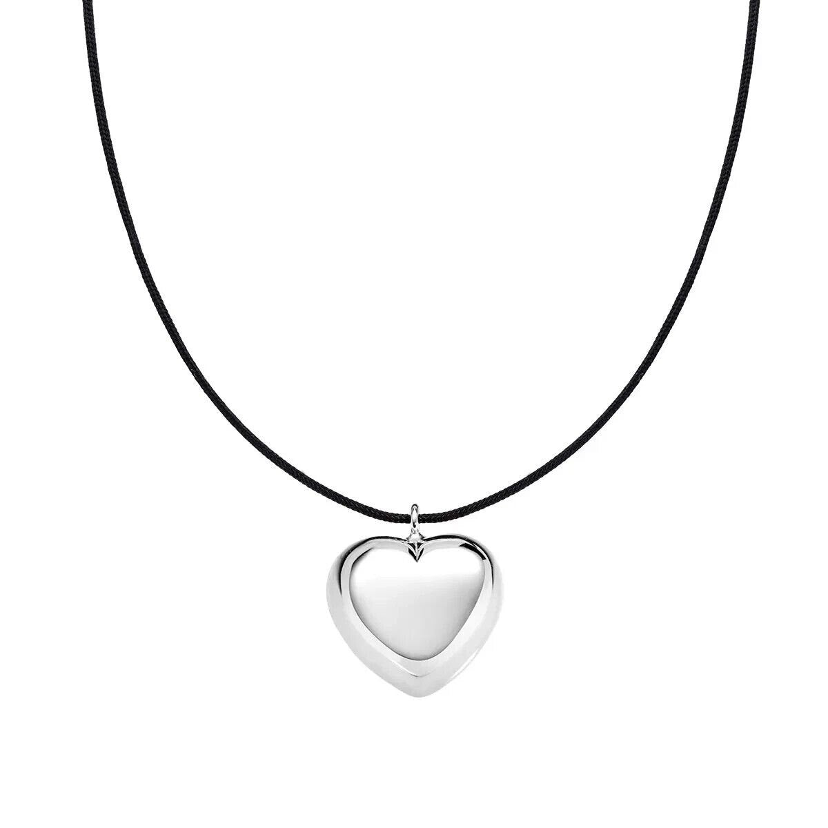 AMEN  COLLANA MIO CUORE CON CORDINO  ARGENTO 925 REFERENZA  CLCOCUBONB3  NUOVA