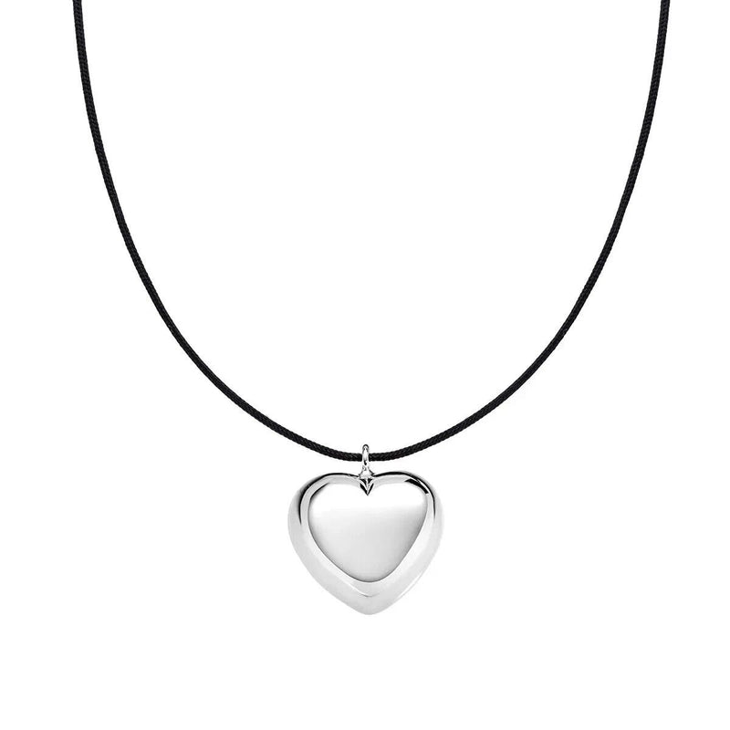 AMEN  COLLANA MIO CUORE CON CORDINO  ARGENTO 925 REFERENZA  CLCOCUBONB3  NUOVA