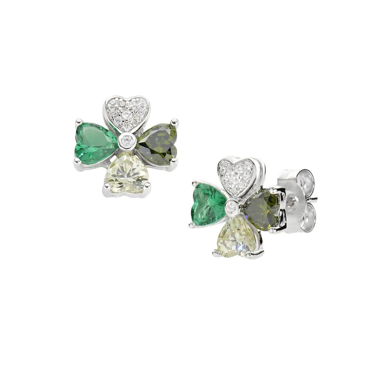 AMEN ORECCHINI QUADRICUORE  ARGENTO 925 REFERENZA  EQUSBMVE  NUOVI