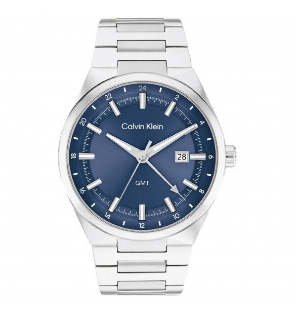CALVIN KLEIN  DISTINGUISH GMT UOMO  REFERENZA 25200488  NUOVO GARANZIA UFFICIALE