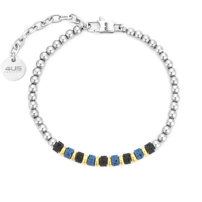 4US CESARE PACIOTTI  BRACCIALE  ACCIAIO   UOMO 4UBR7811
