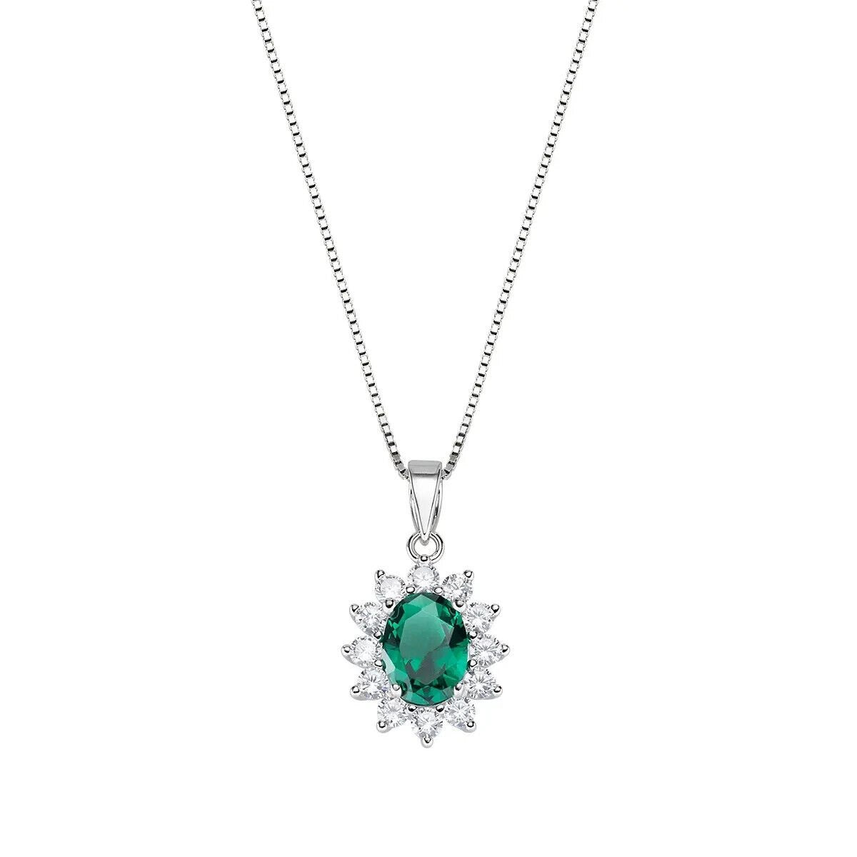 AMEN COLLANA  ROYAL LADY ARGENTO 925 REFERENZA CLLDGBBVE  NUOVA