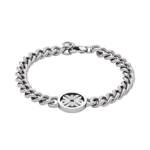 EMPORIO ARMANI  EAGLE LOGO  BRACCIALE UOMO  EGS3041040  NUOVO