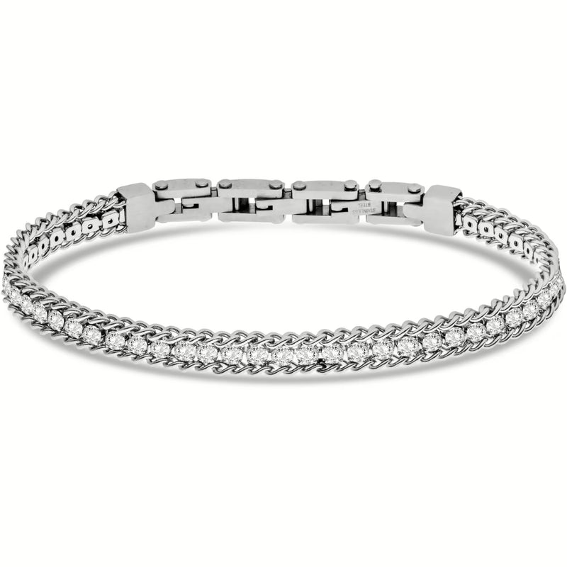 LIU JO ESSENTIAL MAN  BRACCIALE UOMO IN ACCIAIO MLJ527   NUOVO