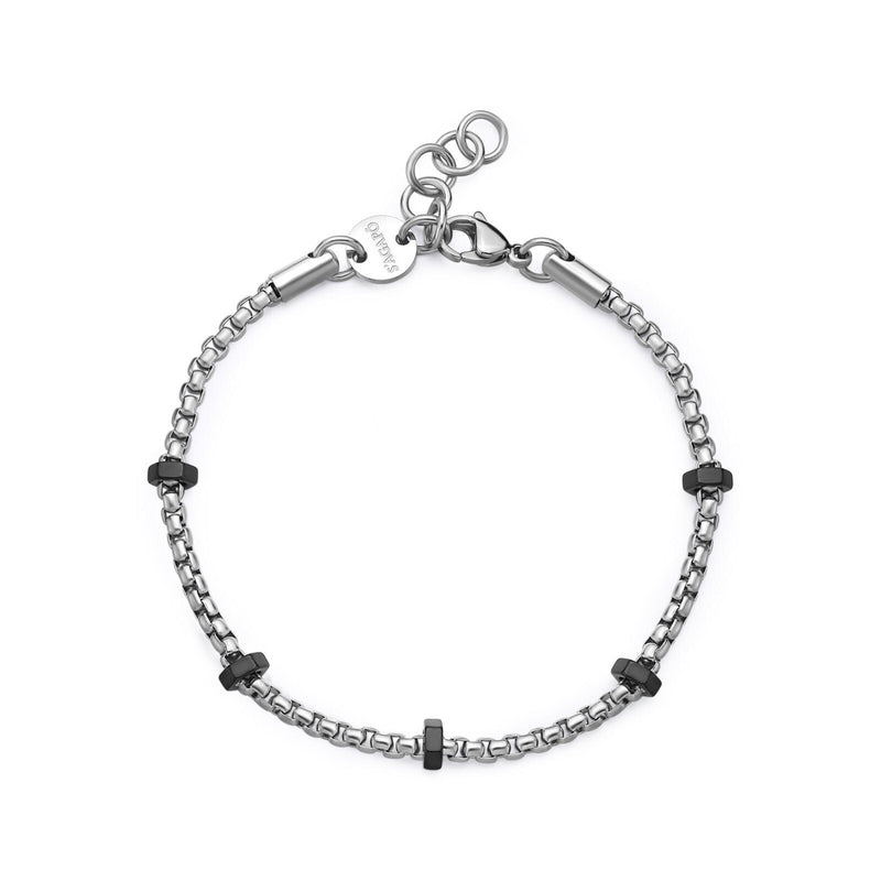 SAGAPO RIPPLE  BRACCIALE   UOMO SRP82   NUOVO GARANZIA UFFICIALE
