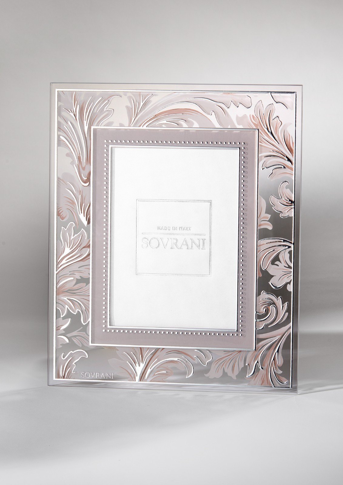 SOVRANI  CORNICE  IN CRISTALLO  REFERENZA W4201 4   NUOVA