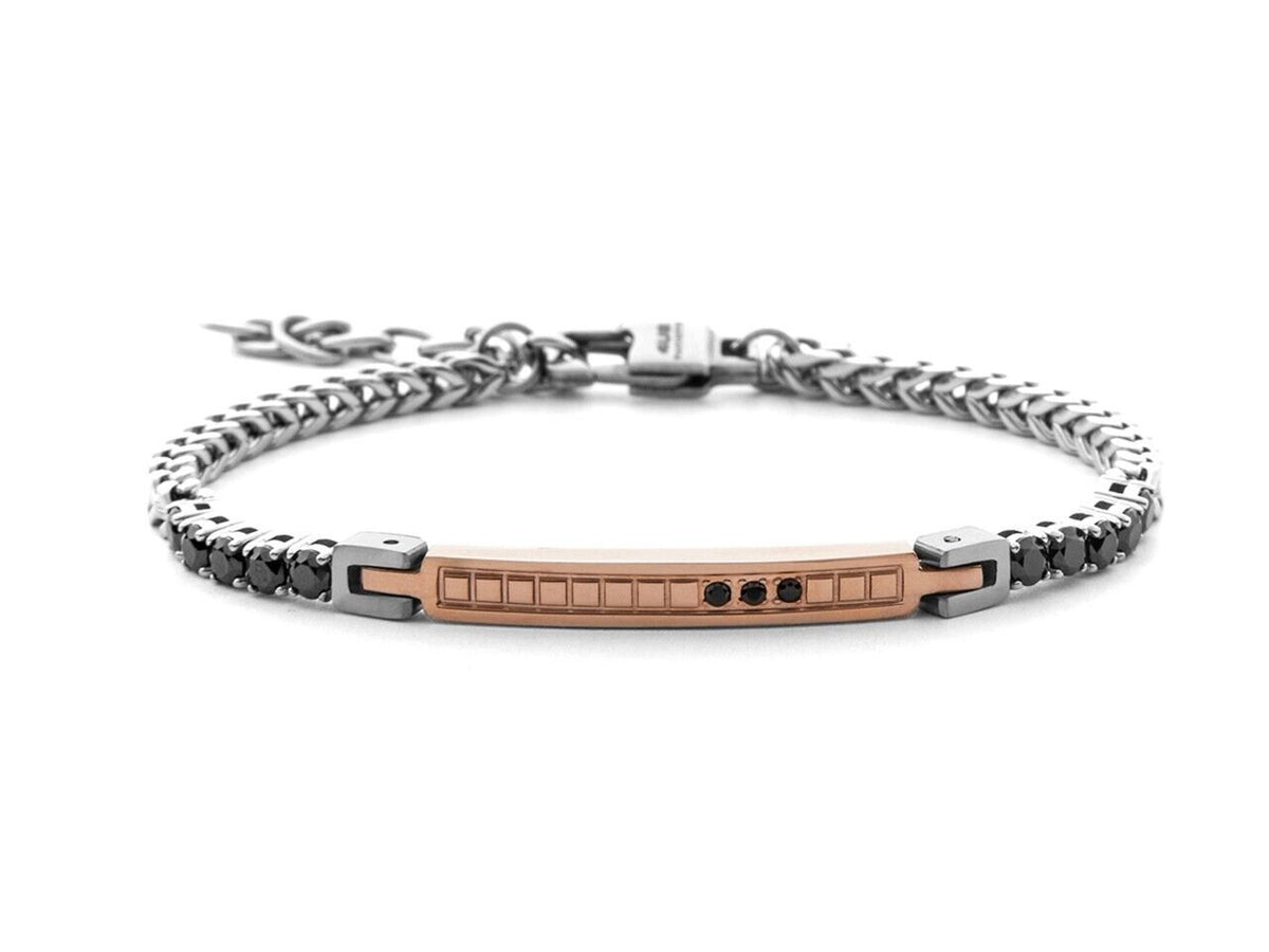 4US CESARE PACIOTTI  BRACCIALE  ACCIAIO  UOMO 4UBR7552