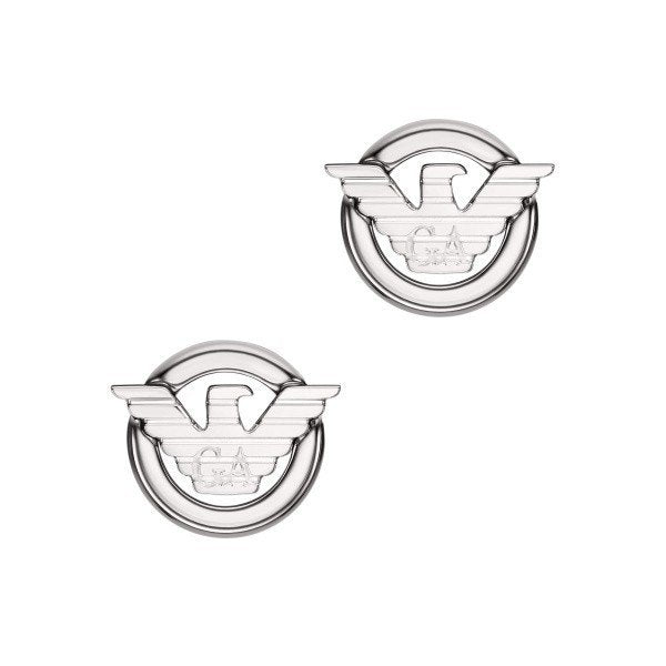 EMPORIO ARMANI  EAGLE LOGO  ORECCHINI  UNISEX  EGS3129040  NUOVI