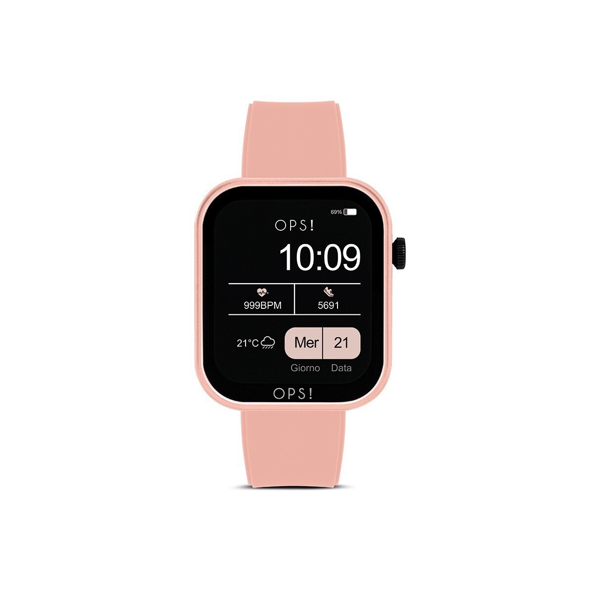 OPS   SMARTWATCH  ACTIVE CALL  OPSSW-27    ROSA     CON MICROFONO  NUOVO