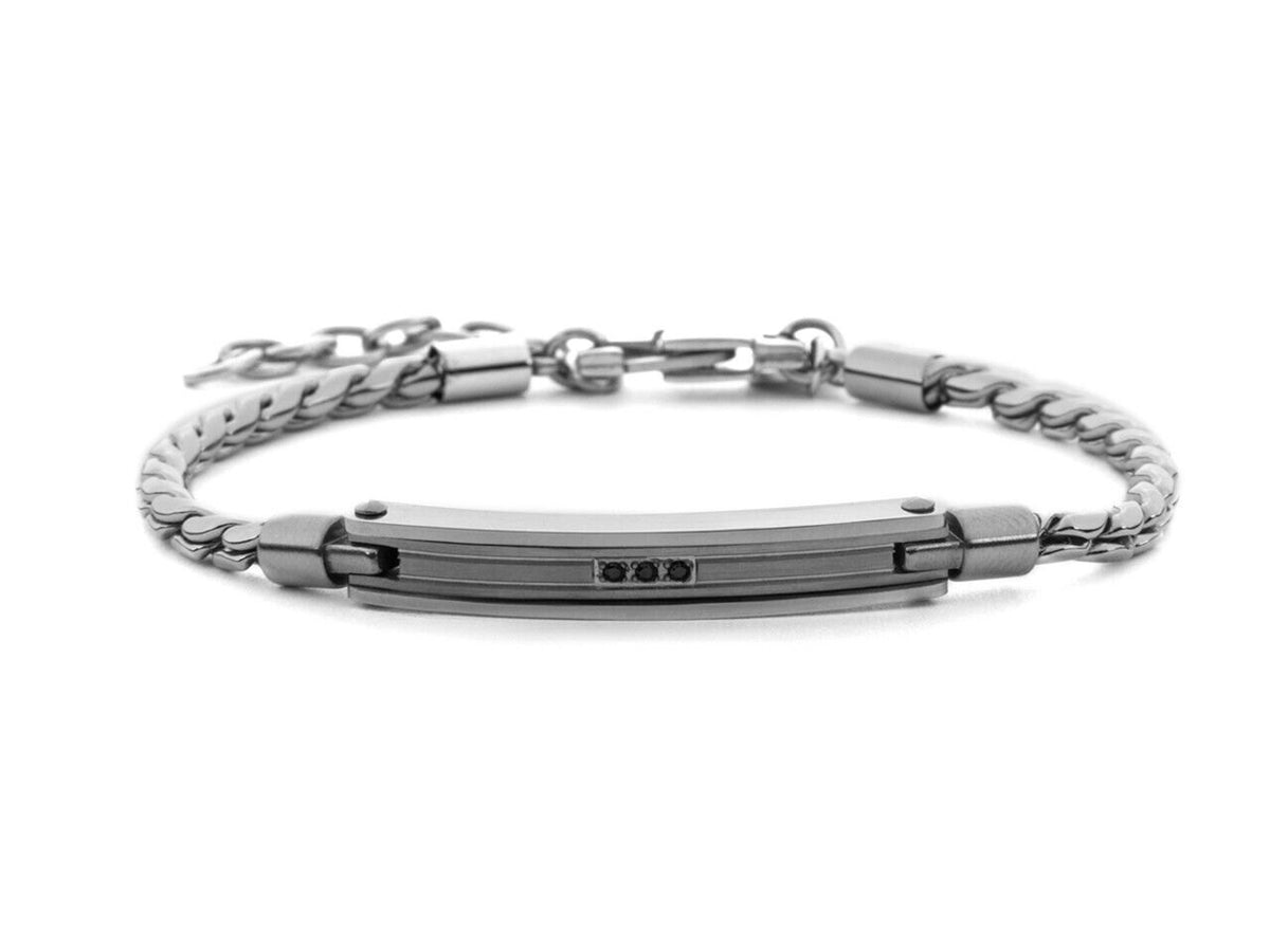 4US CESARE PACIOTTI  BRACCIALE  ACCIAIO  UOMO 4UBR7554