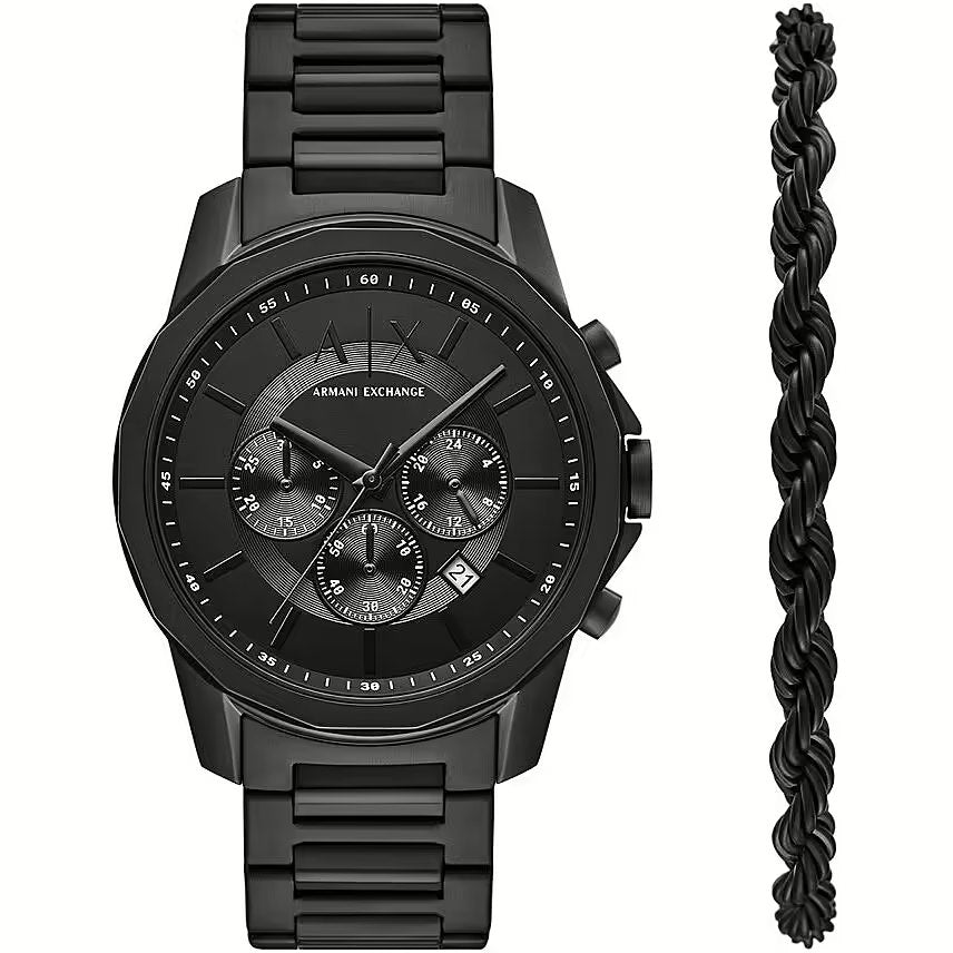 ARMANI EXCHANGE BANKS BOX SET  REFERENZA  AX7163SET  GARANZIA UFFICIALE  ITALIA
