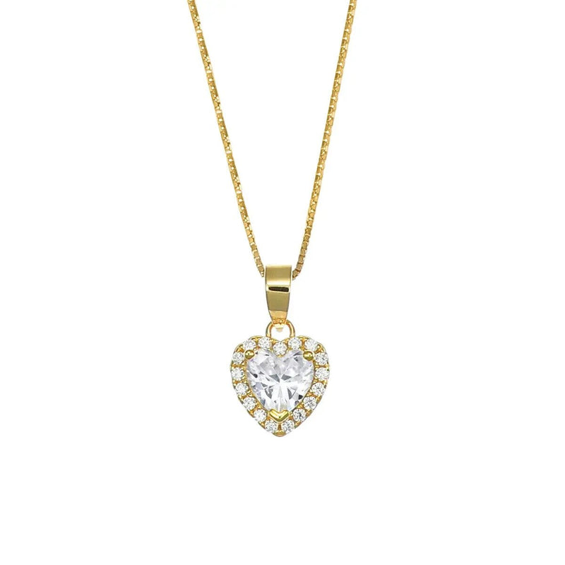 AMEN COLLANA  CUORE DELL'OCEANO BIANCO   ARGENTO 925 REFERENZA   CLTICGB  NUOVA