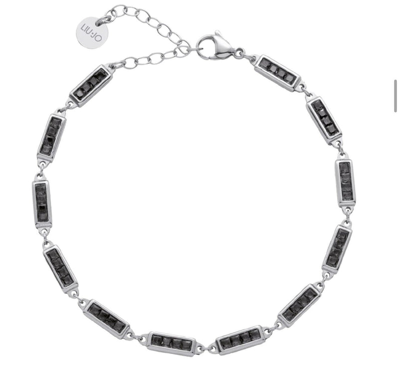 LIU JO ESSENTIAL MAN  BRACCIALE UOMO IN ACCIAIO MLJ616   NUOVO