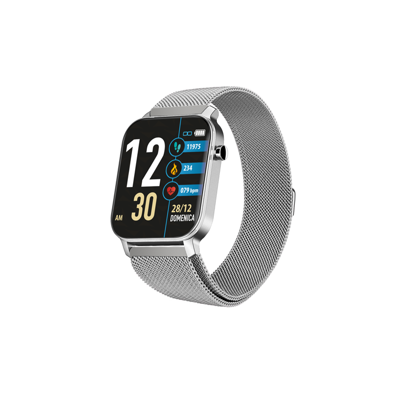 Techmade Techwatchx Metal Silver Smartwatch Referenza Tm-twx-msil - immagine 2