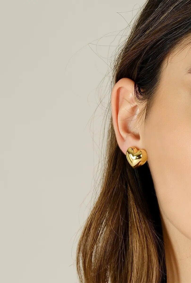 AMEN ORECCHINI MIO CUORE DORATO ARGENTO 925 REFERENZA ORCUBOGG3 NUOVI - immagine 3