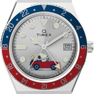 TIMEX  X PEANUTS SNOOPY  GMT  QUARZ  UOMO  TW2W83300  NUOVO