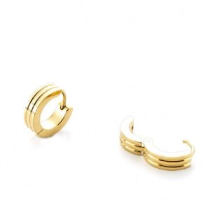 4US CESARE PACIOTTI  ORECCHINI  UNISEX    ACCIAIO  4UOR6253   NUOVO