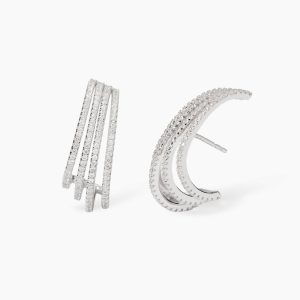 MABINA GIOIELLI COLPO DI FULMINE ORECCHINI REFERENZA 563937 ARGENTO 925